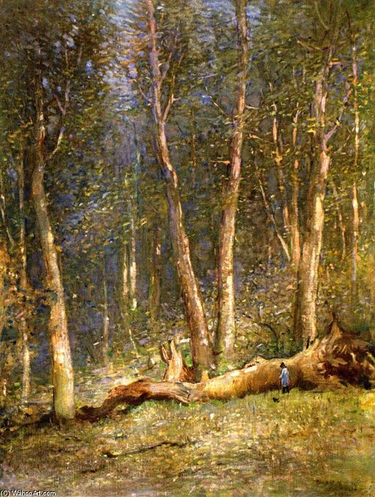 Order Oil Painting Replica Forest of Fontainebleau, 1902 by John Ferguson Weir (1841-1926, United States) | ArtsDot.com
