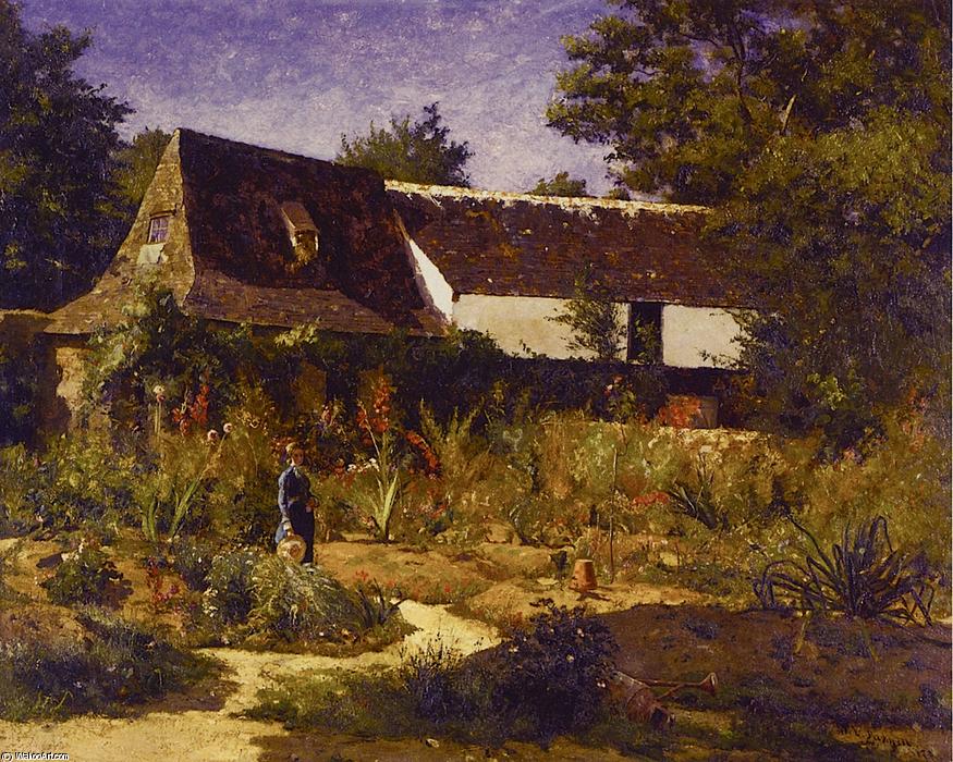 Order Artwork Replica A French Garden, Provence, 1878 by William Lamb Picknell (1853-1897, United States) | ArtsDot.com