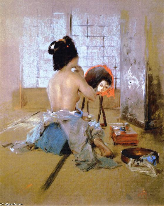 Order Artwork Replica Geisha at Her Toilet, 1890 by Robert Frederick Blum (1857-1903, United States) | ArtsDot.com