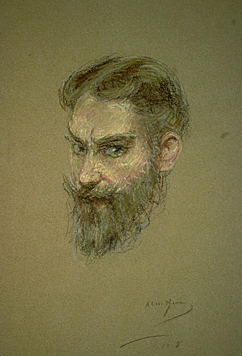 Order Paintings Reproductions George Bernard Shaw, 1908 by Alice Pike Barney (1857-1931, United States) | ArtsDot.com