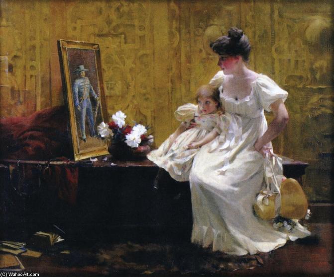 Order Oil Painting Replica Gone but Not Forgotten by Francis Coates Jones (1857-1932, United States) | ArtsDot.com