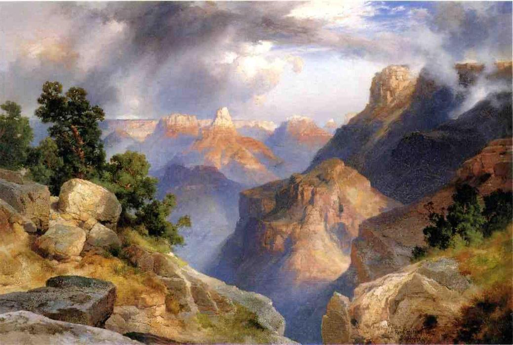 Order Art Reproductions Grand Canyon, 1912 by Thomas Moran (1837-1926, United Kingdom) | ArtsDot.com