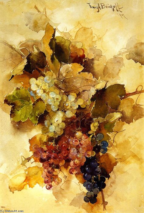 Order Oil Painting Replica Grapes, 1902 by Franz Bischoff (1864-1929, Austria) | ArtsDot.com