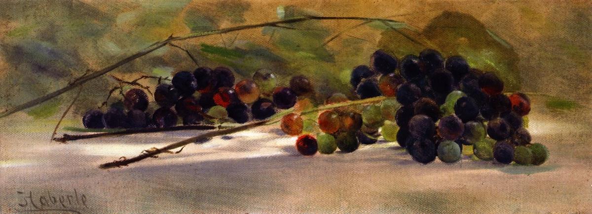 Buy Museum Art Reproductions Grapes on a Ledge, 1895 by John Haberle (1856-1933, United States) | ArtsDot.com