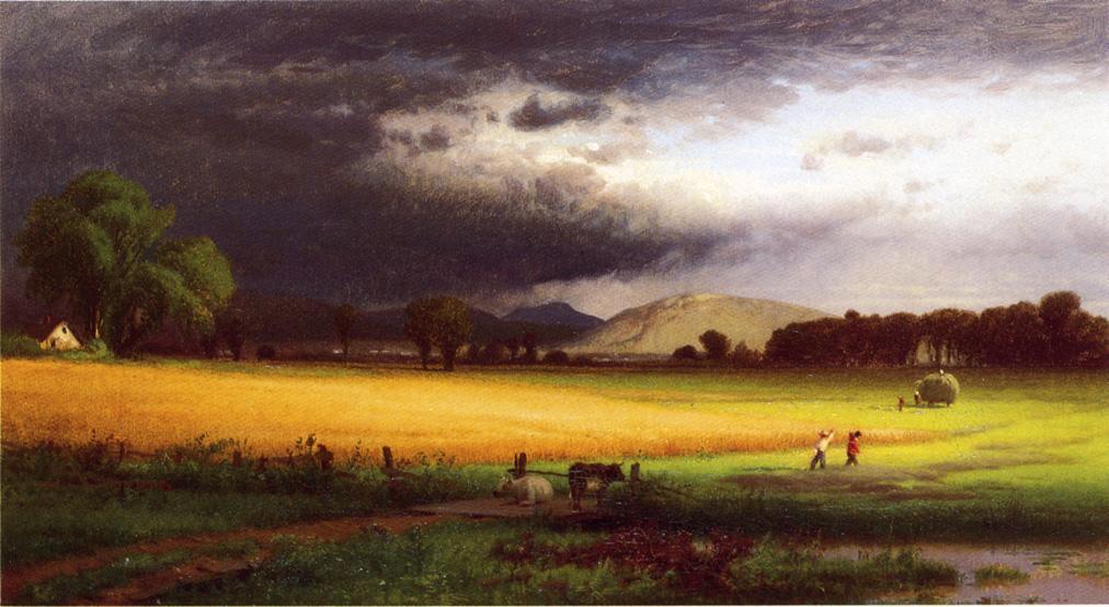 Order Art Reproductions Harvest Scene - Valley of the Delaware, 1868 by William Hart (1864-1946, United States) | ArtsDot.com