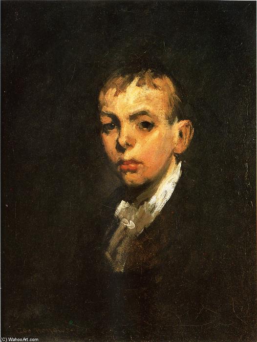 Order Art Reproductions Head of a Boy (also known as Gray Boy), 1905 by George Wesley Bellows (1882-1925, United States) | ArtsDot.com