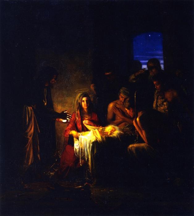 Order Art Reproductions The Holy Night, 1867 by Carl Heinrich Bloch (1834-1890, Denmark) | ArtsDot.com