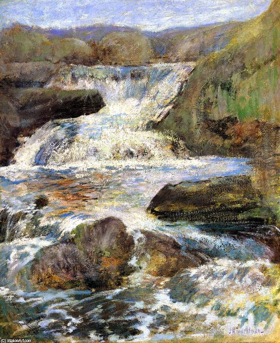 Order Art Reproductions Horseneck Falls, 1889 by John Henry Twachtman (1853-1902, United States) | ArtsDot.com
