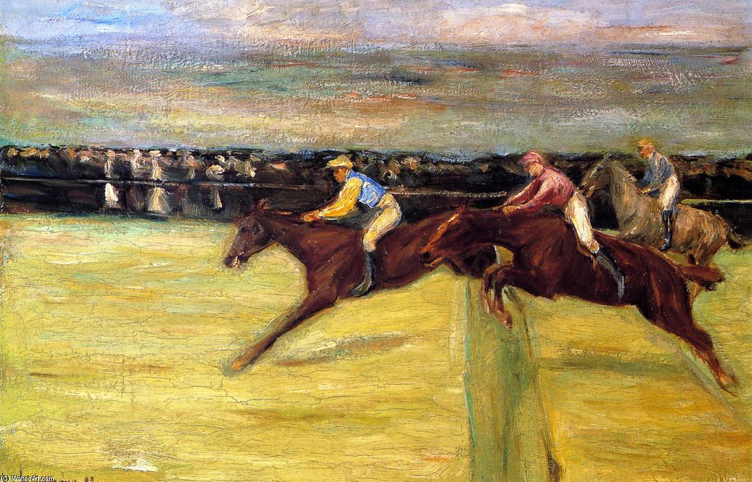 Order Oil Painting Replica Horserace at Cascina, 1909 by Max Liebermann (1847-1935, Germany) | ArtsDot.com