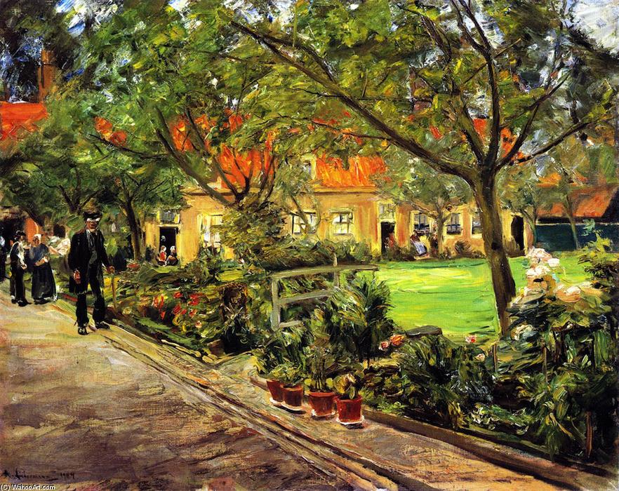 Buy Museum Art Reproductions Hospital Garden in Edam, 1904 by Max Liebermann (1847-1935, Germany) | ArtsDot.com