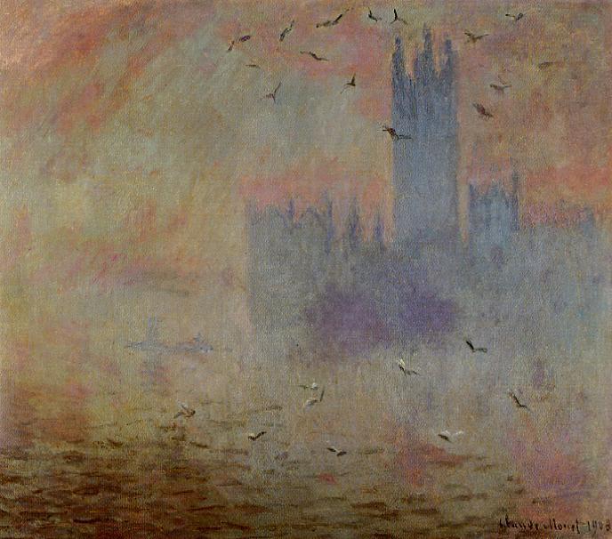 Buy Museum Art Reproductions Houses of Parliament, Seagulls, 1899 by Claude Monet (1840-1926, France) | ArtsDot.com