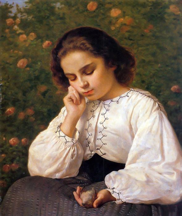 Order Art Reproductions Il primo dolore, 1863 by Silvestro Lega (1826-1895, Italy) | ArtsDot.com