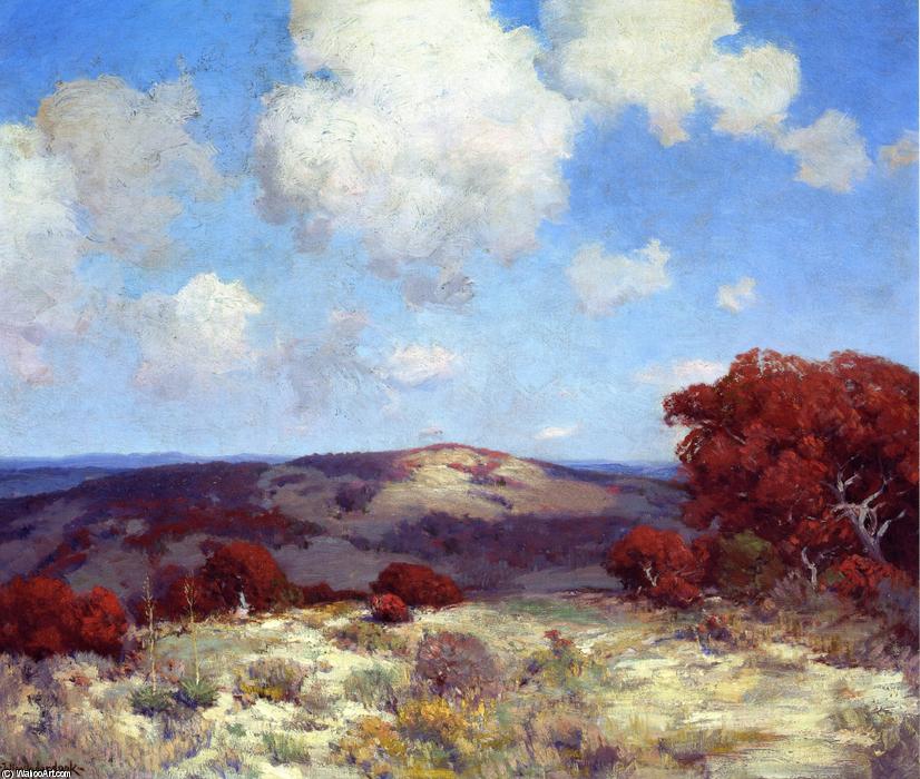 Buy Museum Art Reproductions In the Hills of the Spanish Oaks by Robert Julian Onderdonk (1880-1922, United States) | ArtsDot.com