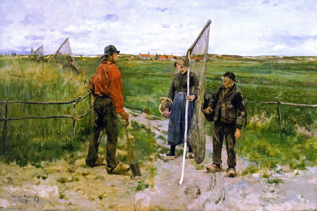 Buy Museum Art Reproductions In West Flanders (also known as En West-Flandre), 1883 by Theo Van Rysselberghe (1862-1926, Belgium) | ArtsDot.com