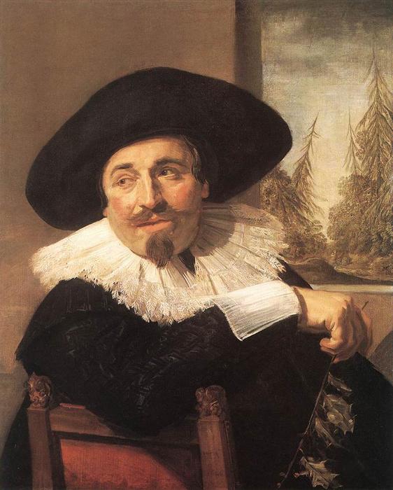顺序 油畫 艾萨克·亚伯拉罕什 马萨, 1626 通过 Frans Hals (1580-1666, Belgium) | ArtsDot.com