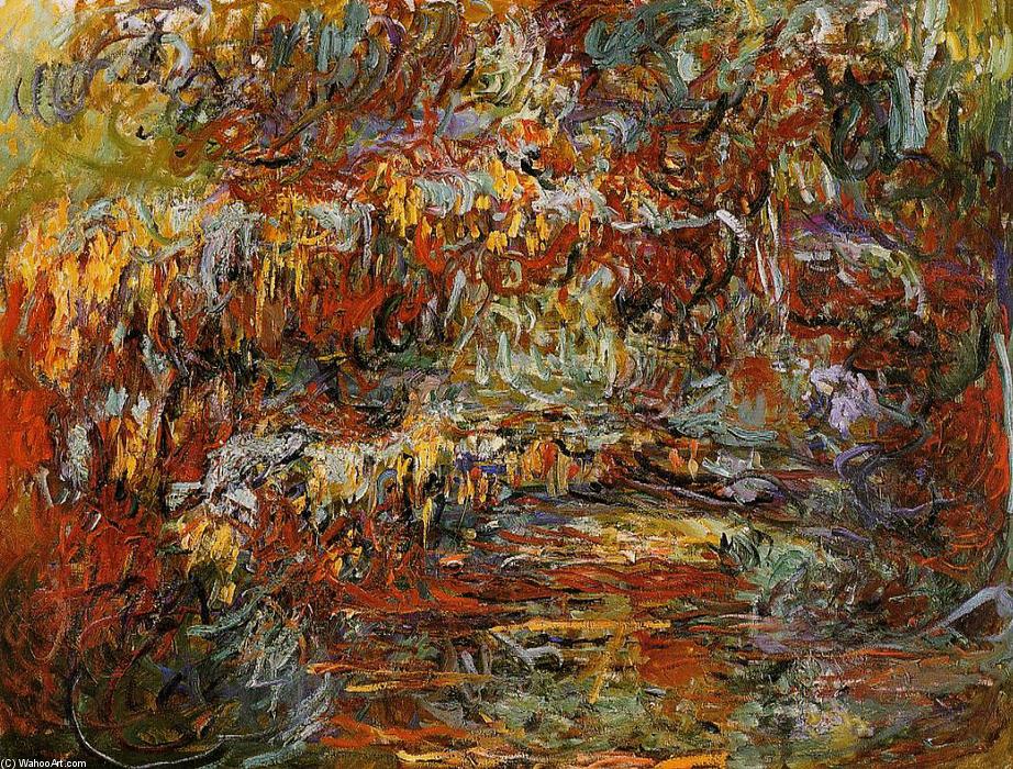 Kauf Museum Kunstreproduktionen Die japanische Brücke, 1918 von Claude Monet (1840-1926, France) | ArtsDot.com