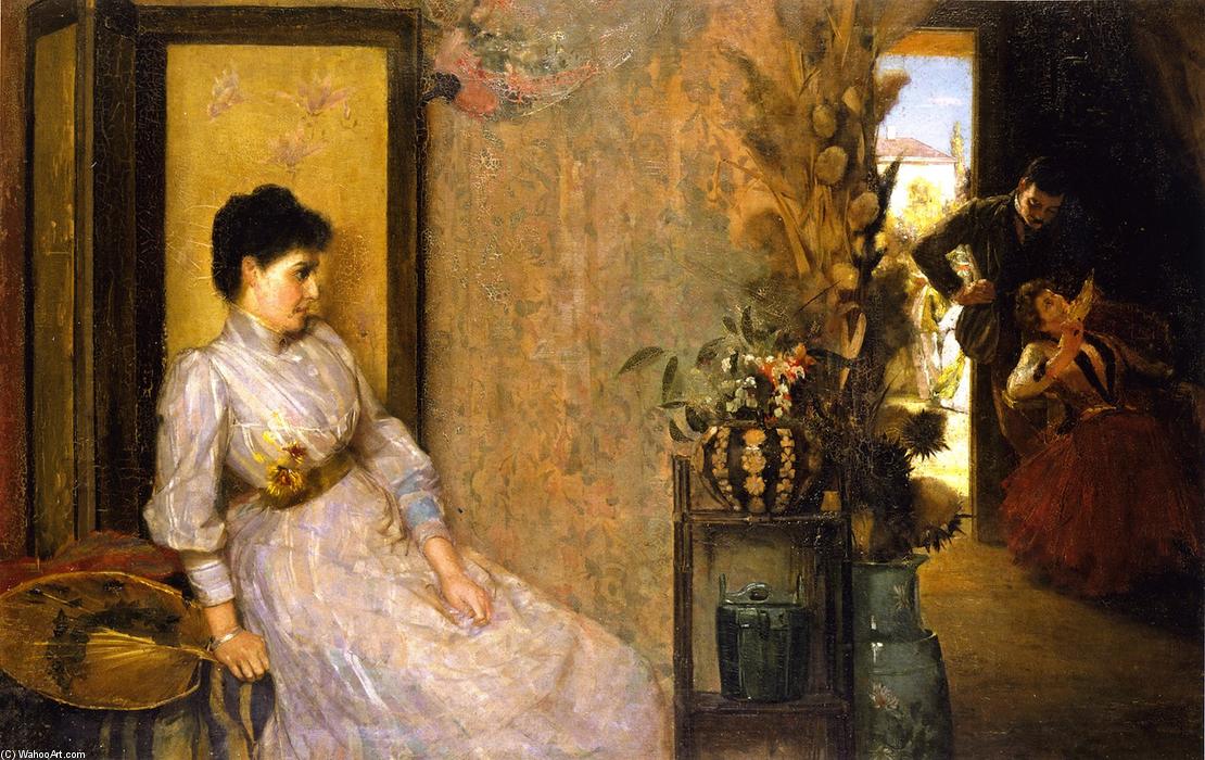 Order Paintings Reproductions Jealousy, 1889 by Thomas William Roberts (1856-1931, United Kingdom) | ArtsDot.com