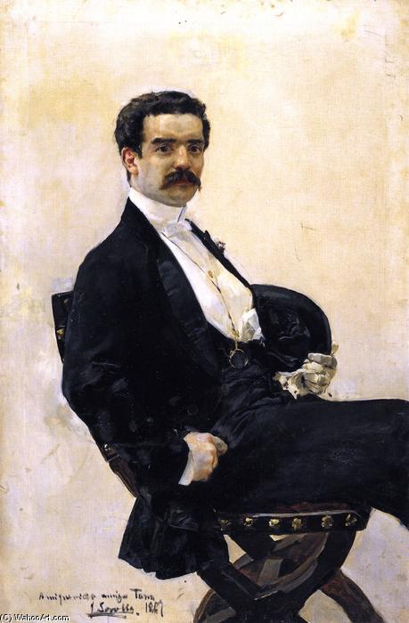 Buy Museum Art Reproductions Juan Antonio Garcia del Castillo, 1887 by Joaquin Sorolla Y Bastida (1863-1923, Spain) | ArtsDot.com