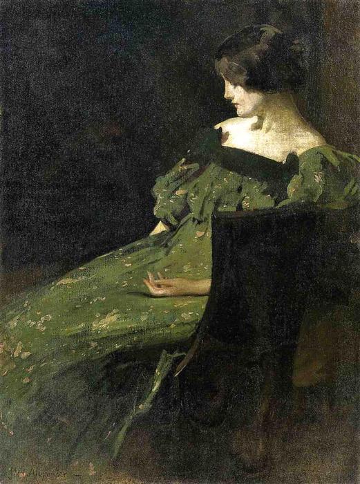 Order Artwork Replica Juliette (also known as The Green Girl), 1897 by John White Alexander (1856-1915, United States) | ArtsDot.com