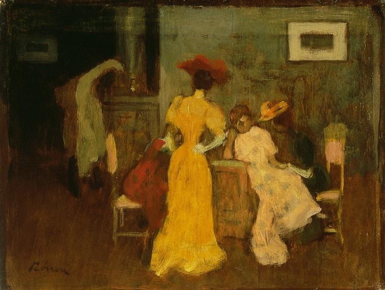 Buy Museum Art Reproductions Ladies in the Interior, 1894 by Jozsef Rippl Ronai (1861-1927, Hungary) | ArtsDot.com