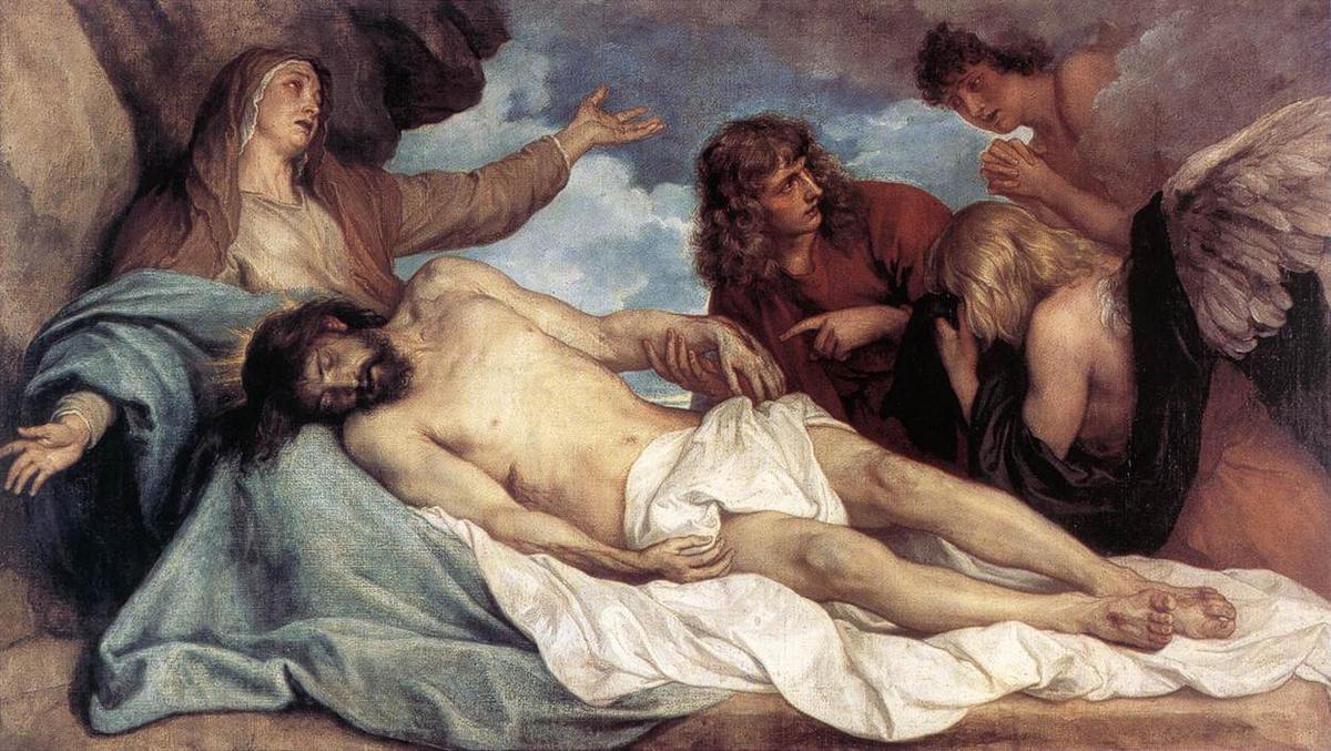 Order Artwork Replica The Lamentation of Christ by Anthony Van Dyck (1599-1641, Belgium) | ArtsDot.com