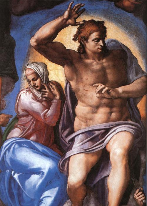 Order Oil Painting Replica Last Judgment (detail) (15), 1537 by Michelangelo Buonarroti (1475-1564, Italy) | ArtsDot.com