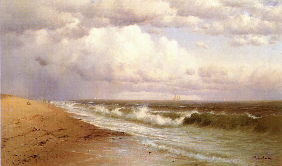 Order Artwork Replica Late Afternoon by Francis A Silva (1835-1886, United States) | ArtsDot.com