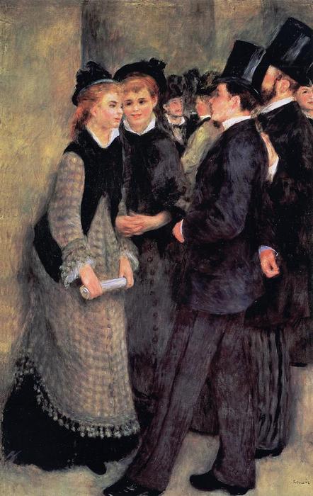 Compra Riproduzioni D'arte Del Museo Lasciare il Conservatorio, 1877 di Pierre-Auguste Renoir (1841-1919, France) | ArtsDot.com
