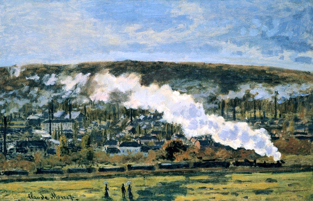 Order Oil Painting Replica Le Convoie de Chemin de Fer, 1872 by Claude Monet (1840-1926, France) | ArtsDot.com