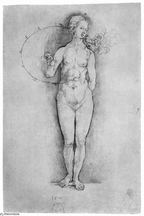 Order Oil Painting Replica Female Nude by Albrecht Durer (1471-1528, Italy) | ArtsDot.com