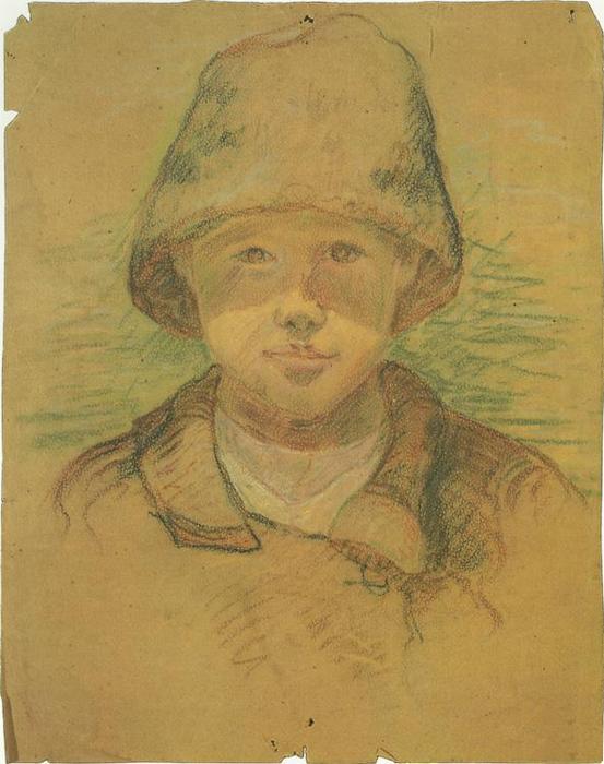 Buy Museum Art Reproductions Portrait of a Boy, 1915 by Aleksandr Deyneka (Inspired By) (1899-1969, Russia) | ArtsDot.com