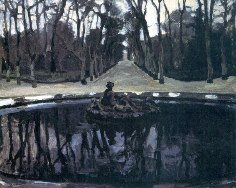 Order Art Reproductions Flora Pool in Versailles, 1906 by Alexandre Benois (Inspired By) (1870-1960, Russia) | ArtsDot.com