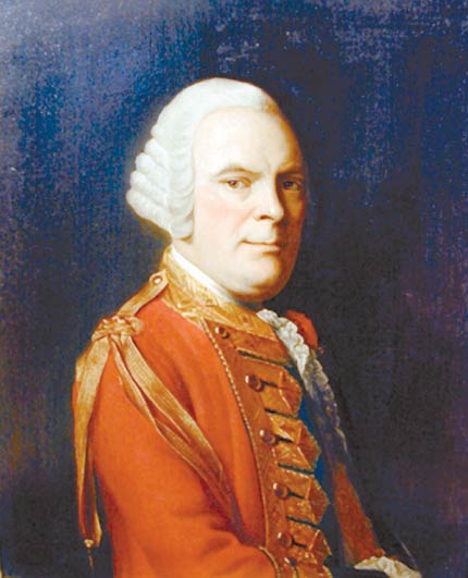 Order Paintings Reproductions General Sir James Abercromby (also spelled Abercrombie), 1759 by Allan Ramsay | ArtsDot.com