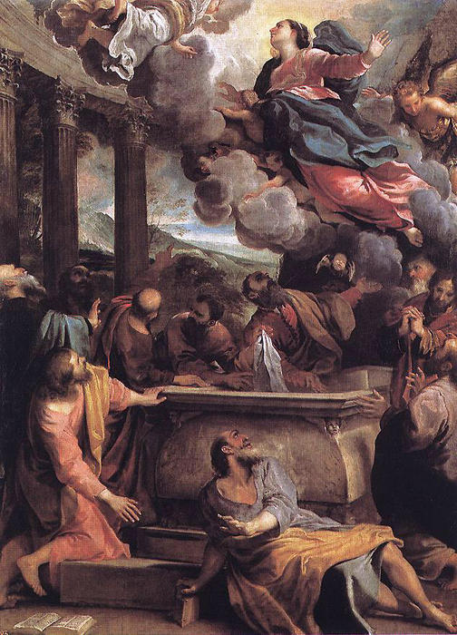 Order Art Reproductions The Assumption of the Virgin, 1590 by Annibale Carracci (1560-1609, Italy) | ArtsDot.com