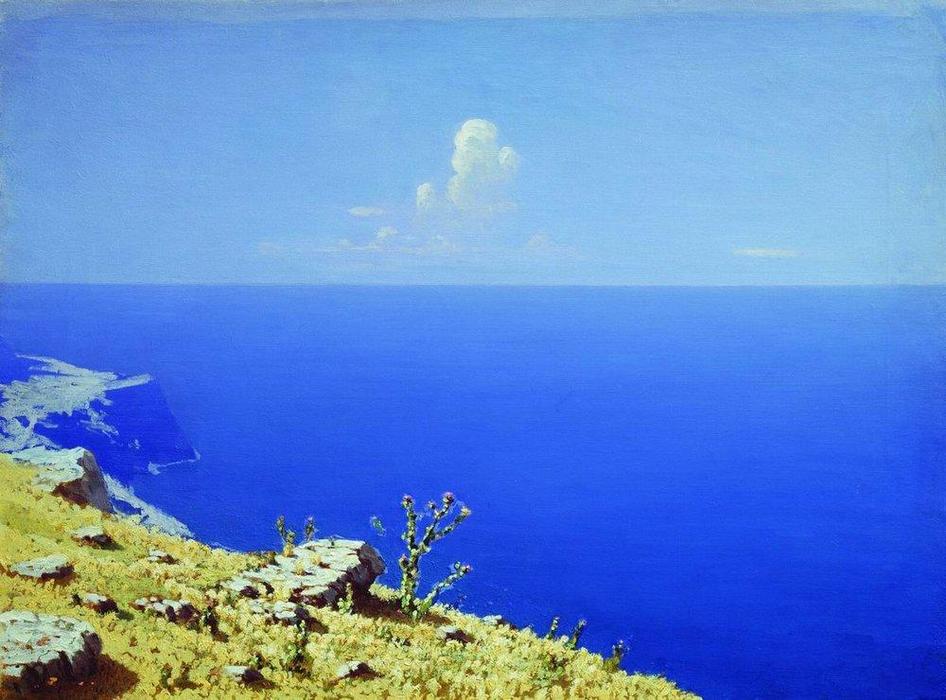 Buy Museum Art Reproductions The Sea. The Crimea, 1908 by Arkhip Ivanovich Kuinji | ArtsDot.com