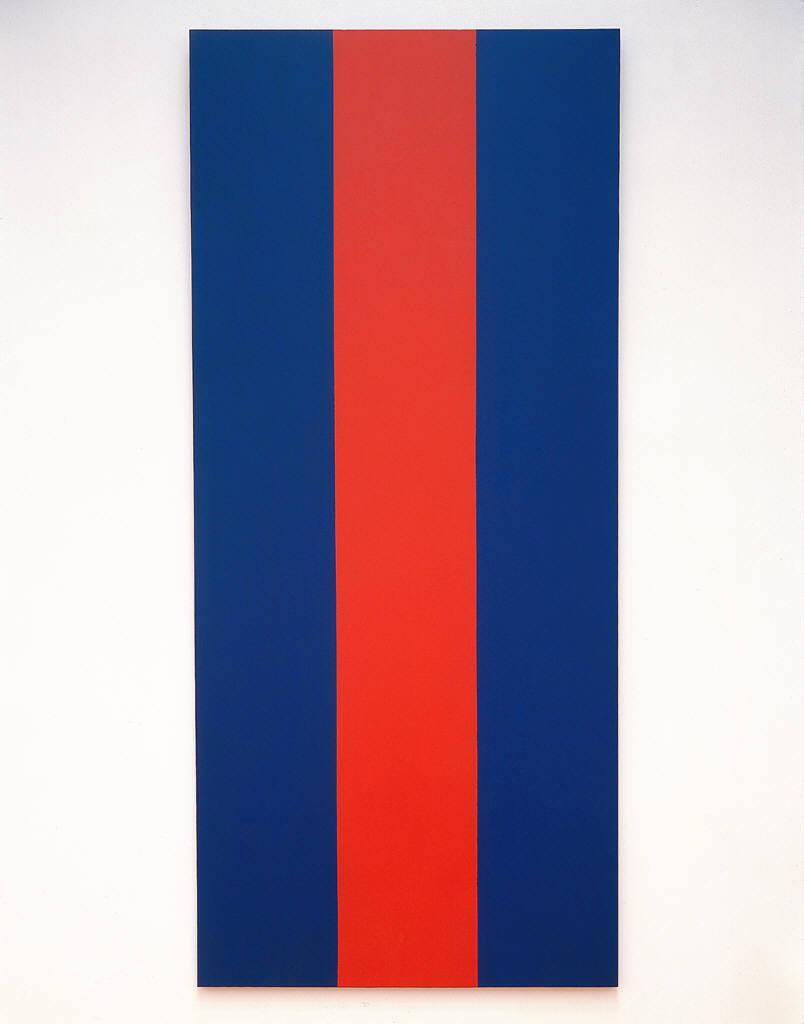 Order Oil Painting Replica Voice of Fire, 1967 by Barnett Newman (Inspired By) (1905-1970, United States) | ArtsDot.com