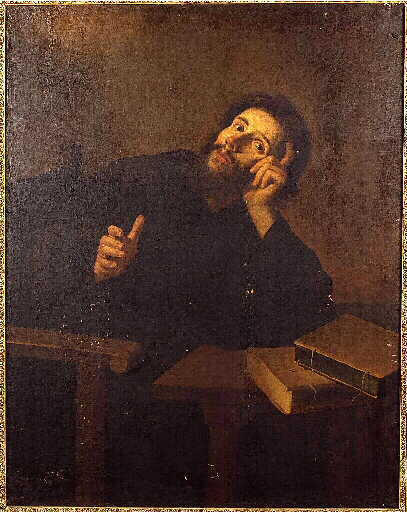 Buy Museum Art Reproductions Saint Augustine in meditation by Bartolome Esteban Murillo (1618-1682, Spain) | ArtsDot.com
