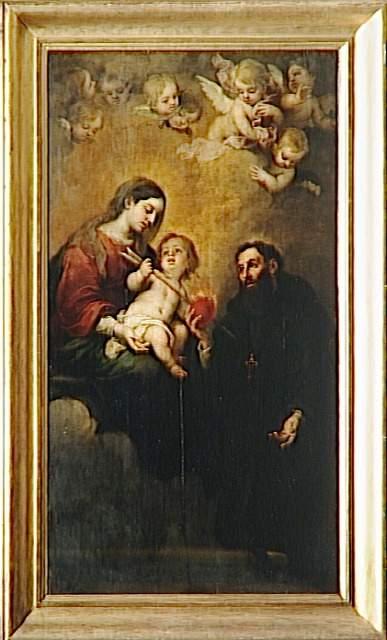 Buy Museum Art Reproductions St. Augustine with the Virgin and Child by Bartolome Esteban Murillo (1618-1682, Spain) | ArtsDot.com