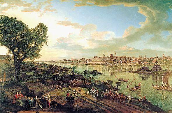 Order Paintings Reproductions View of Warsaw from Praga, 1770 by Bernardo Bellotto (1721-1780, Italy) | ArtsDot.com