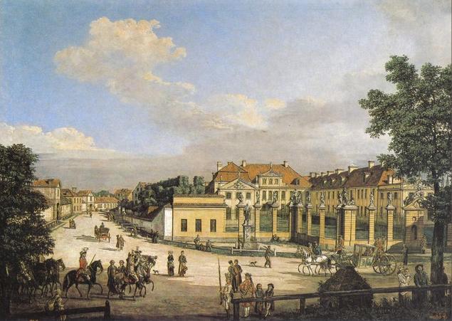 Buy Museum Art Reproductions Mniszech Palace in Warsaw, 1779 by Bernardo Bellotto (1721-1780, Italy) | ArtsDot.com