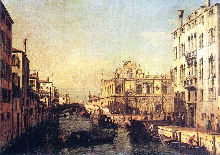 Order Art Reproductions The Scuola of San Marco by Bernardo Bellotto (1721-1780, Italy) | ArtsDot.com