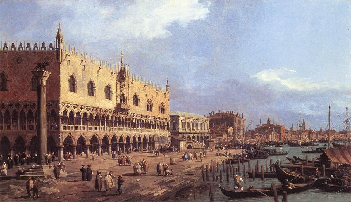 Buy Museum Art Reproductions Riva degli Schiavoni: Looking East, 1730 by Giovanni Antonio Canal (Canaletto) (1730-1768, Italy) | ArtsDot.com