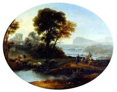 Buy Museum Art Reproductions Pastoral landscape, 1647 by Claude Lorrain (Claude Gellée) (1600-1682) | ArtsDot.com