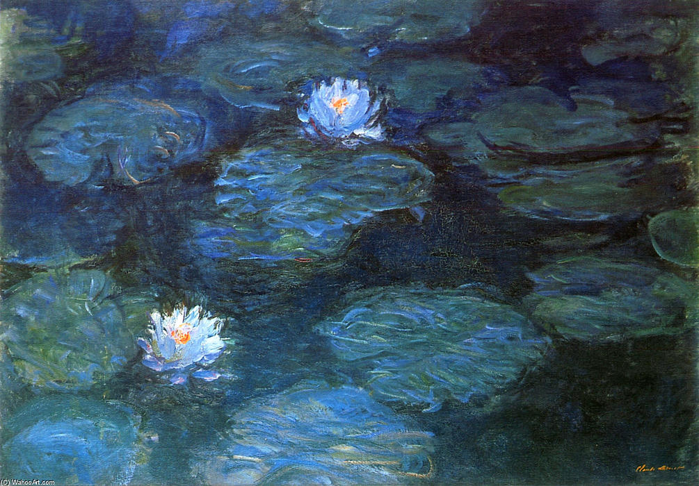 Order Oil Painting Replica Water Lilies, 1899 by Claude Monet (1840-1926, France) | ArtsDot.com