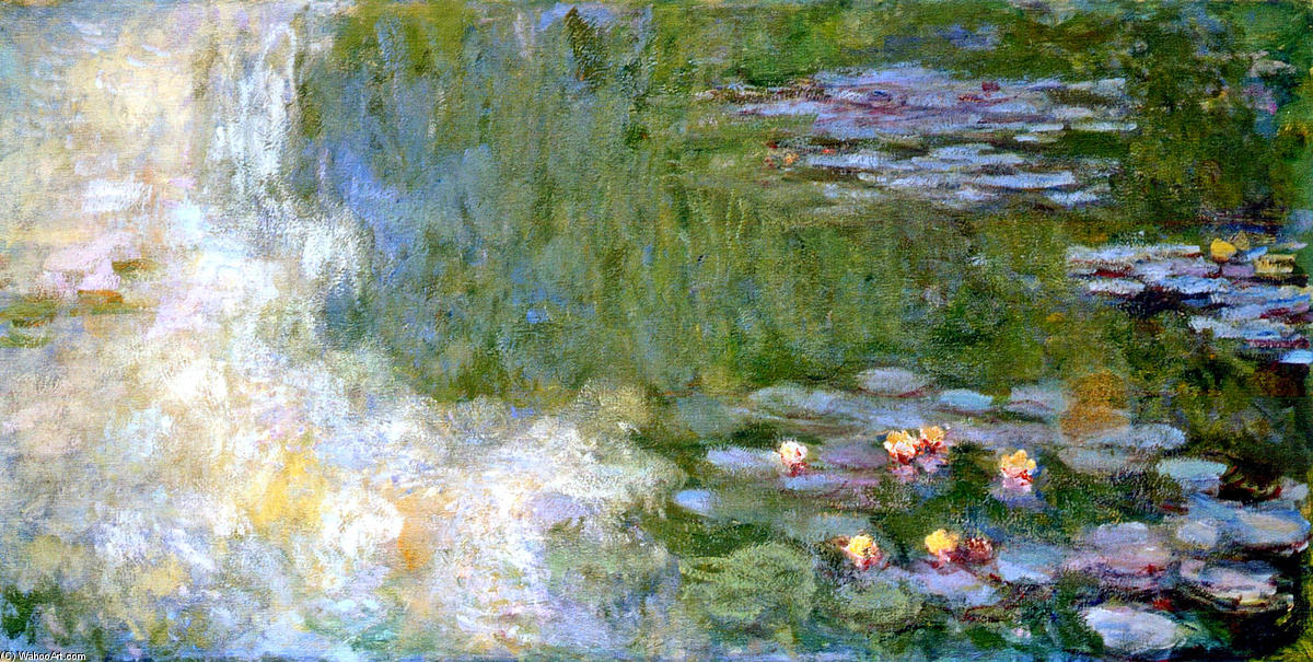 Order Oil Painting Replica Water Lily Pond, 1919 by Claude Monet (1840-1926, France) | ArtsDot.com