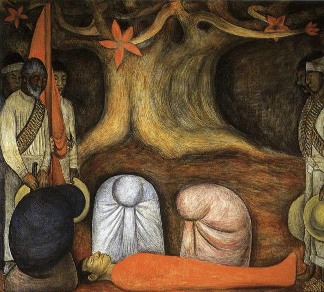 Order Art Reproductions The Perpetual Renewal of the Revolutionary Struggle, 1927 by Diego Rivera (Inspired By) (1886-1957, Mexico) | ArtsDot.com