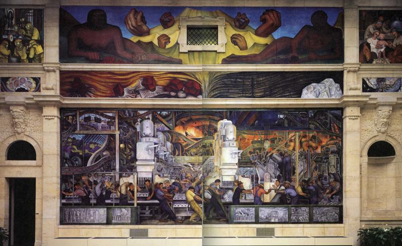 Buy Museum Art Reproductions Detroit Industry, North Wall by Diego Rivera (Inspired By) (1886-1957, Mexico) | ArtsDot.com