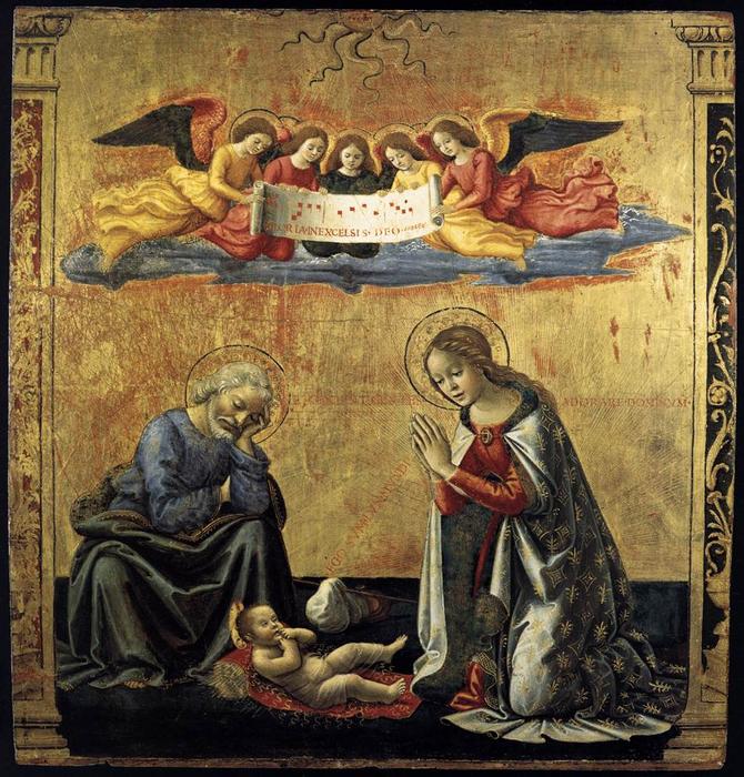Buy Museum Art Reproductions The Nativity, 1492 by Domenico Ghirlandaio (1449-1494, Italy) | ArtsDot.com