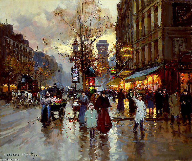 Order Paintings Reproductions St.Denis by Edouard Cortes (Inspired By) (1882-1969, France) | ArtsDot.com