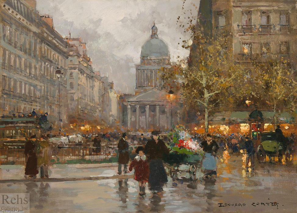 Order Art Reproductions The Pantheon by Edouard Cortes (Inspired By) (1882-1969, France) | ArtsDot.com